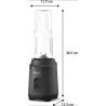Blender portable Blend&Go 350W noir - PHILIPS - HR2670/00