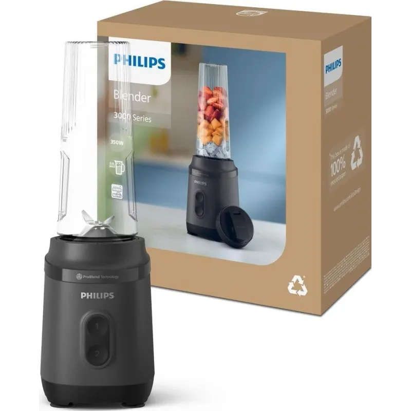 Blender portable Blend&Go 350W noir - PHILIPS - HR2670/00