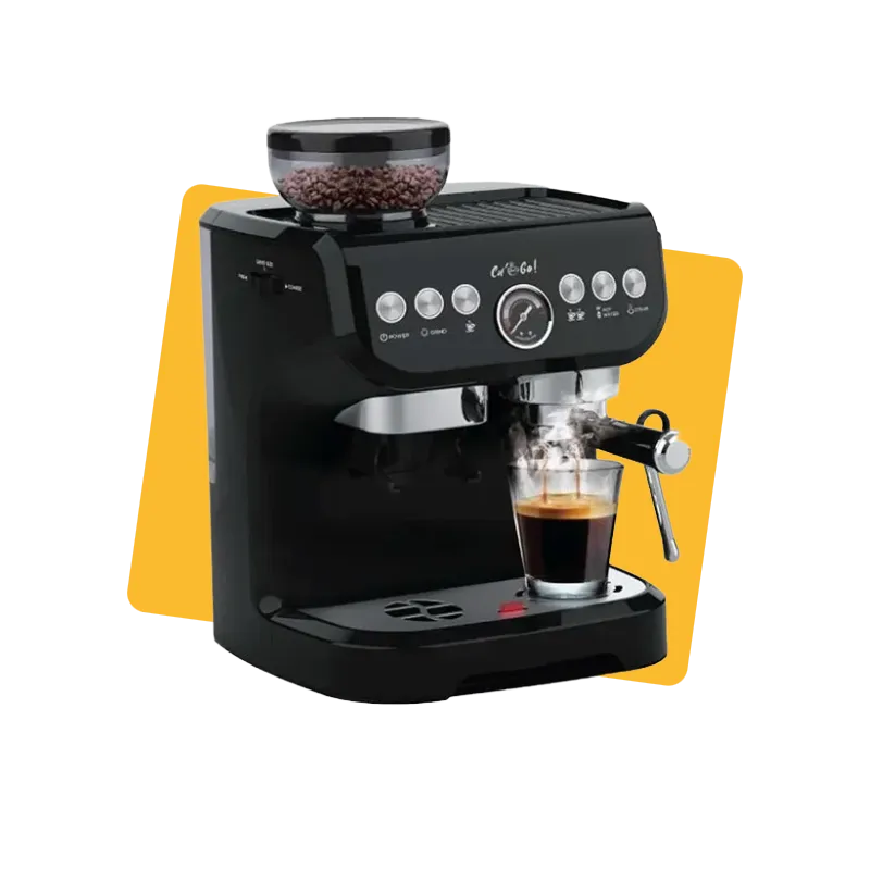 Machine à café à grains 3en1 Noir - CAG AND G0 - AC-517E