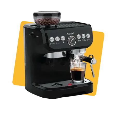 Machine à café à grains 3en1 Noir - CAG AND G0 - AC-517E