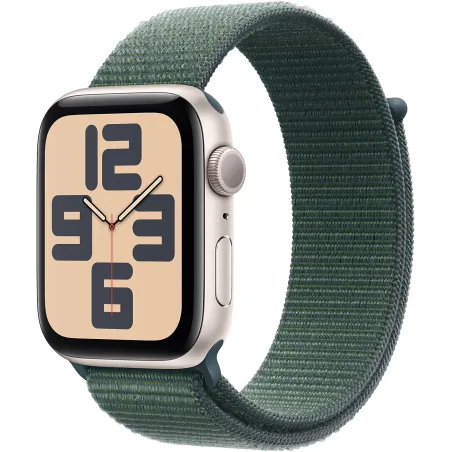 Apple Watch SE GPS 44mm boîtier starlight - APPLE - MXEW3QF/A