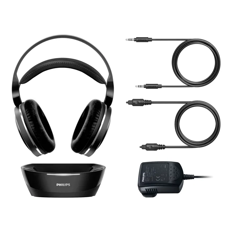 Casque TV sans fil noir - PHILIPS - SHD8850/12