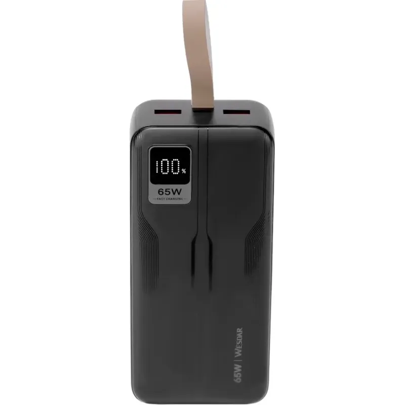 Powerbank 30000mh 65W noire - WESDAR - AR02049