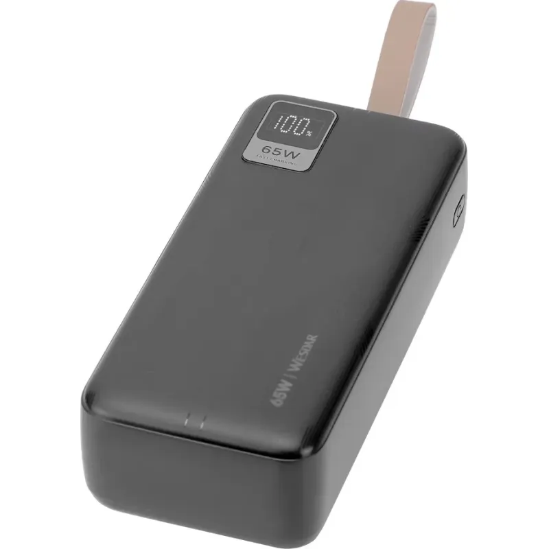Powerbank 30000mh 65W noire - WESDAR - AR02049