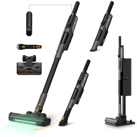 Aspirateur balai avec station de vidange automatique 200W - SCHNEIDER - STATIONVEGA