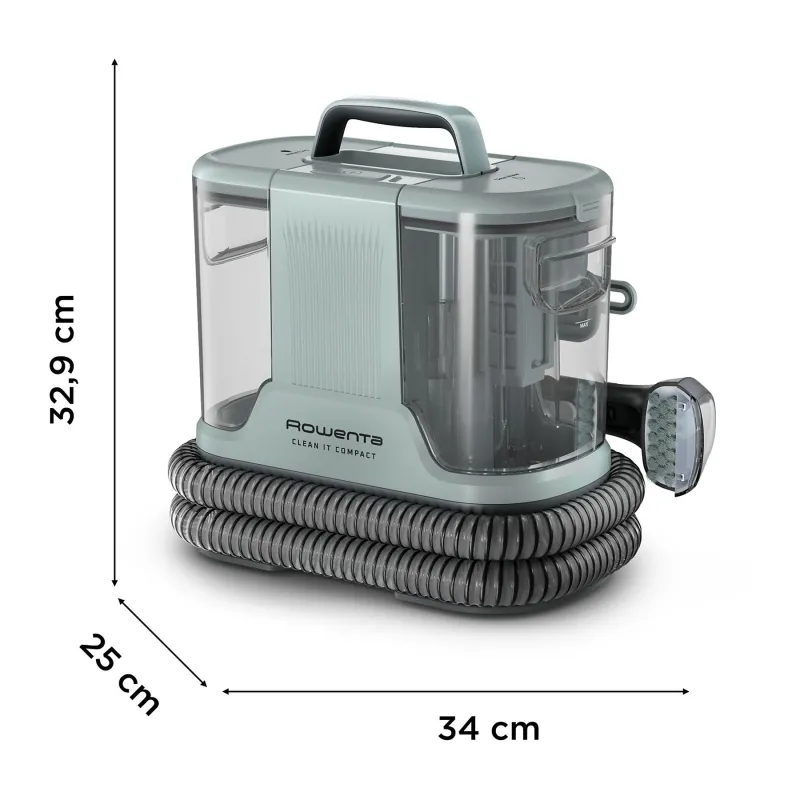 Aspirateur injecteur extracteur Clean It Compact 400W vert - ROWENTA - IN3020F0