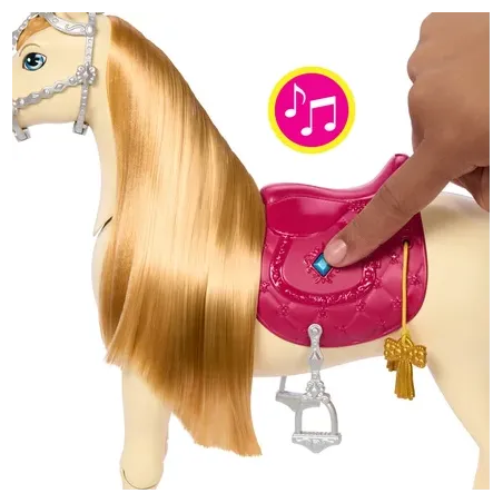 Barbie Mysteries La Grande Course-poursuite Cheval interactif avec sons MATTEL - Dès 3 ans