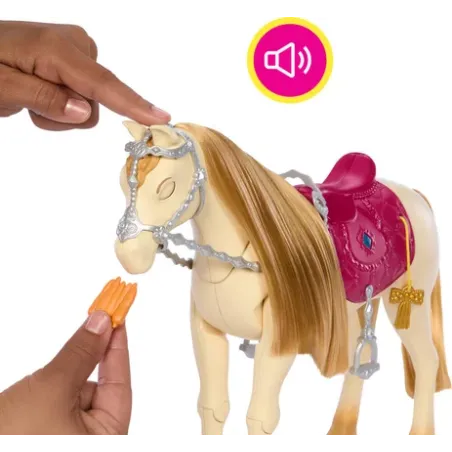 Barbie Mysteries La Grande Course-poursuite Cheval interactif avec sons MATTEL - Dès 3 ans