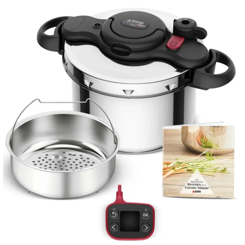 Cocotte-minute Clipso Now 6L inox - SEB - P4620750