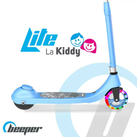 Trottinette électrique enfant Kiddy Lite Bleu - BEEPER - Dès 4 ans - A0024929 - 85323572 - Collab