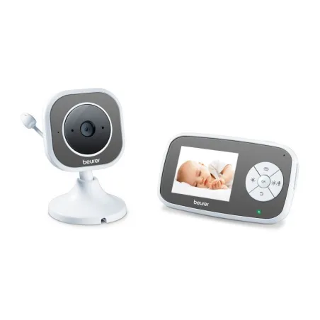 Babyphone vidéo – Écran LCD 2,8" avec vision nocturne et berceuses - BEURER - BY110