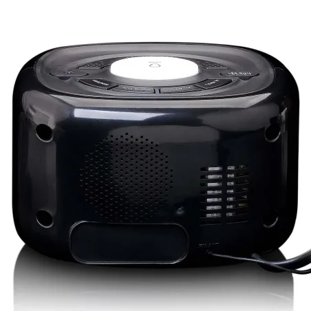 Radio réveil FM + veilleuse - LENCO - CR12BK