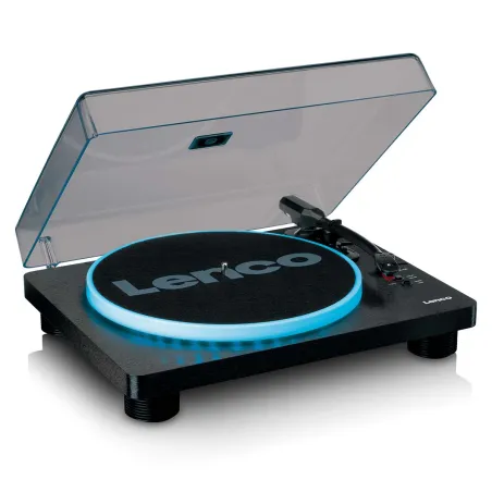 Platine vinyle avec haut-parleur et lumières - LENCO - LS50LEDBK