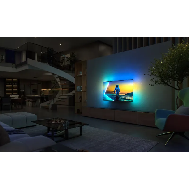 TV - OLED - PHILIPS - 139cm - 4K - 120Hz - Smart TV - Ambilight - 55OLED850/12