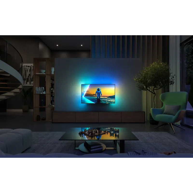 TV - OLED - PHILIPS - 139cm - 4K - 120Hz - Smart TV - Ambilight - 55OLED850/12