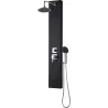 Colonne de douche hydromassante Houka Noir - EDOUARD ROUSSEAU
