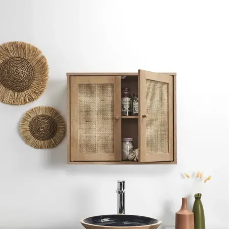 Armoire murale Bali Marron Home Deco Factory