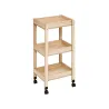 Desserte 3 niveaux Abana Beige naturel - 5FIVE
