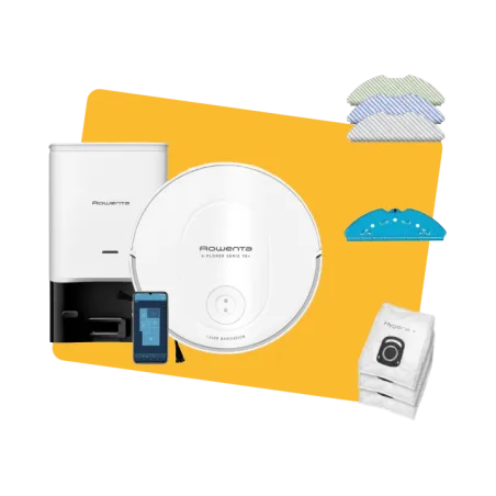Aspirateur robot 2-en-1 X-Plorer Serie 70+ Blanc - ROWENTA - RR8497WH