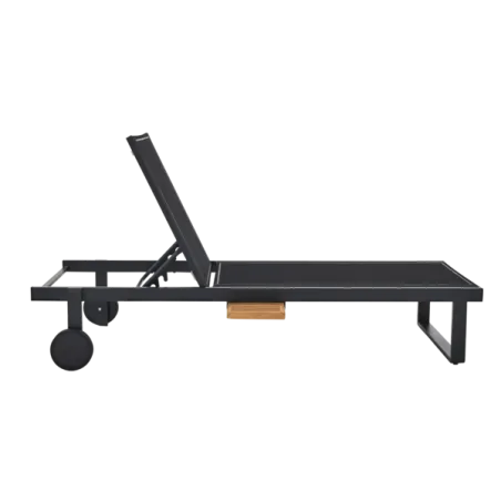 Bain de soleil inclinable Persea Gris - NATERIAL