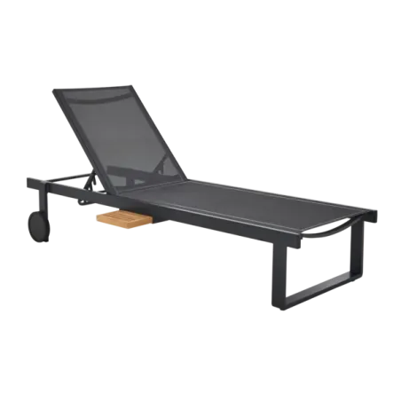 Bain de soleil inclinable Persea Gris - NATERIAL