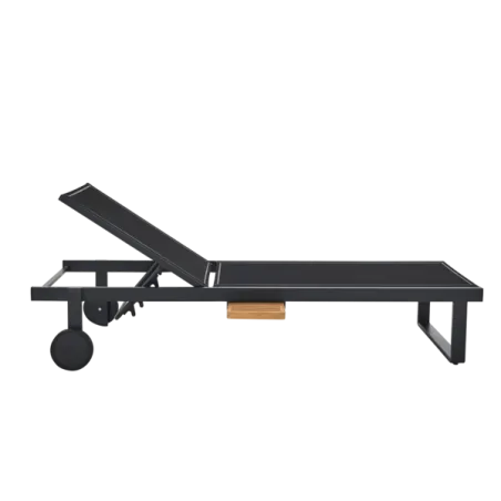 Bain de soleil inclinable Persea Gris - NATERIAL