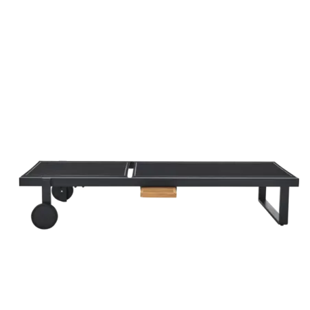 Bain de soleil inclinable Persea Gris - NATERIAL