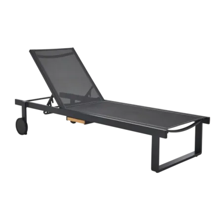 Bain de soleil inclinable Persea Gris - NATERIAL