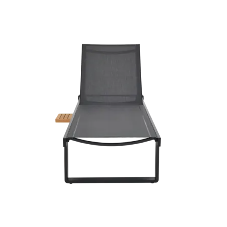 Bain de soleil inclinable Persea Gris - NATERIAL