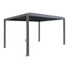 Pergola autoportante Evonis 4x3 m Gris - HESPERIDE