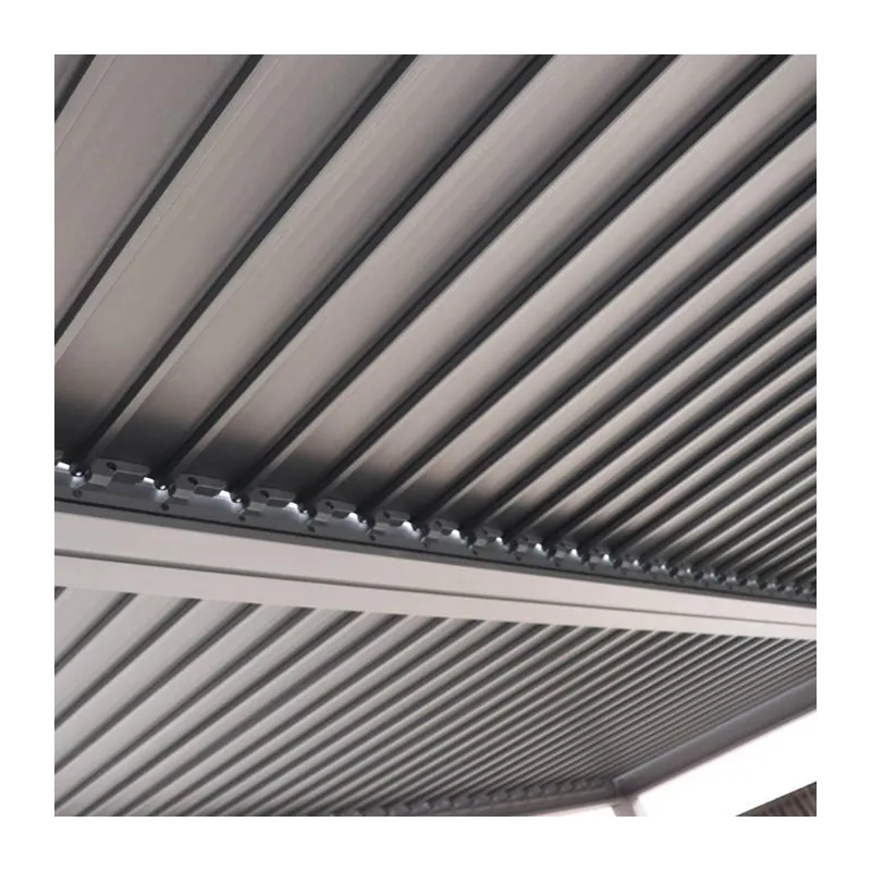 Pergola autoportante Evonis 4x3 m Gris - HESPERIDE