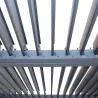Pergola autoportante Evonis 4x3 m Gris - HESPERIDE