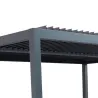 Pergola autoportante Evonis 4x3 m Gris - HESPERIDE