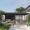 Pergola bioclimatique Clima 6,14x3,13 m Gris anthracite - NATERIAL