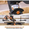 Scie à onglet radiale 255mm 2000 W R255SMS-DB+ - EVOLUTION POWER TOOLS