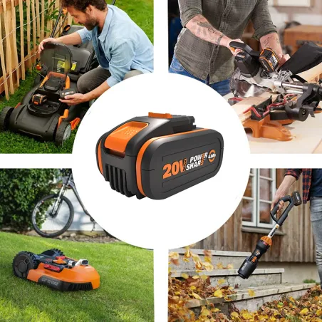 Pack Batterie 20V 2Ah + Chargeur - WORX