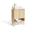 Meuble sous-lavabo Abana 2 portes Beige - 5FIVE