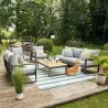 Table basse Persea 115×70 Gris - NATERIAL
