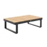 Table basse Persea 115×70 Gris - NATERIAL