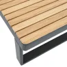 Table basse Persea 115×70 Gris - NATERIAL