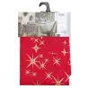 Nappe de table festive caneva étoile rouge 140x240cm
