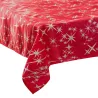 Nappe de table festive caneva étoile rouge 140x240cm