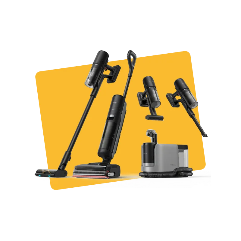 Aspirateur balai laveur 7en1 H15 Mix noir - DREAME - H15MIX