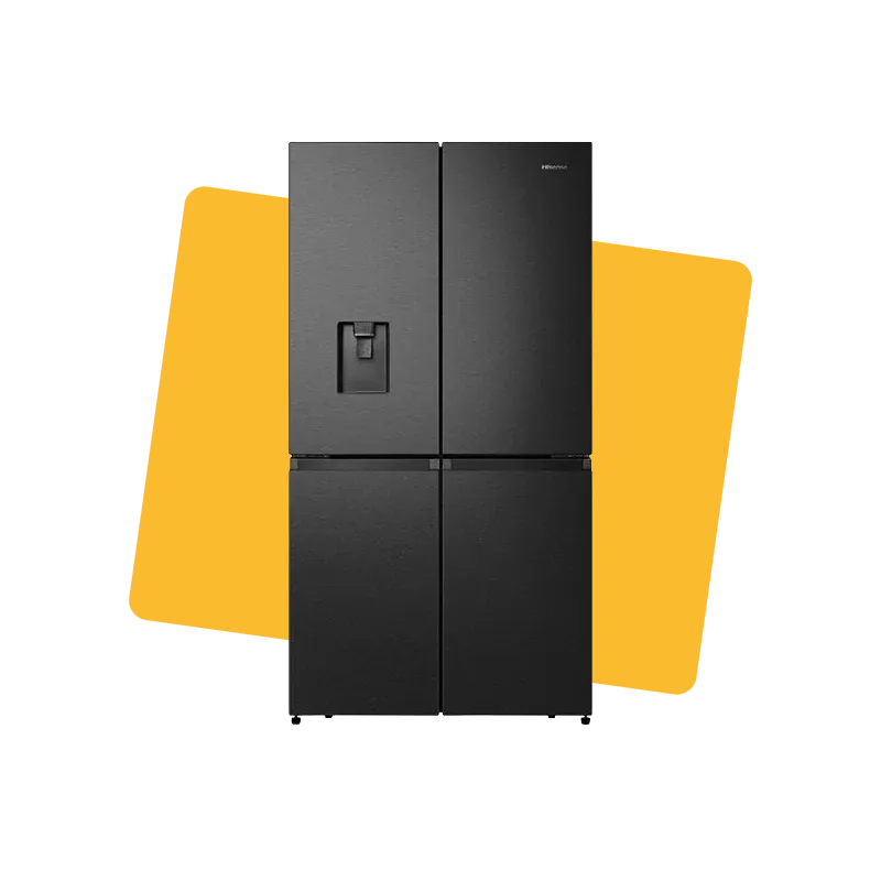 Réfrigérateur combiné 4 portes Smart Fridge Freezer 609L Noir - HISENSE
