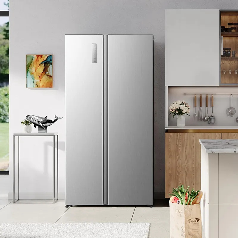 Réfrigérateur américain NoFrost 544L Argent - HISENSE - RS3P558NEIE