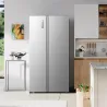 Réfrigérateur américain NoFrost 544L Argent - HISENSE - RS3P558NEIE