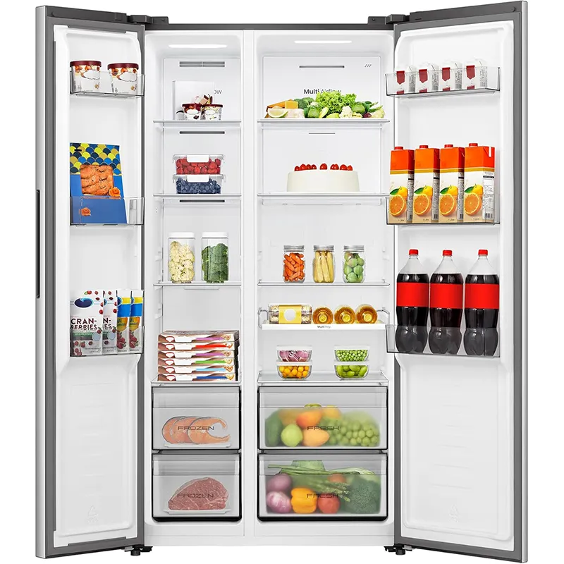 Réfrigérateur américain NoFrost 544L Argent - HISENSE - RS3P558NEIE