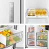 Réfrigérateur américain NoFrost 544L Argent - HISENSE - RS3P558NEIE