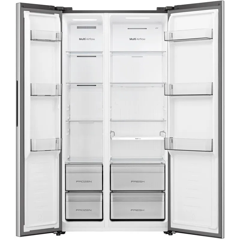 Réfrigérateur américain NoFrost 544L Argent - HISENSE - RS3P558NEIE