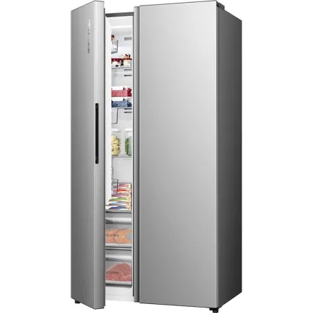 Réfrigérateur américain NoFrost 544L Argent - HISENSE - RS3P558NEIE
